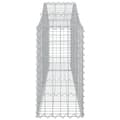 Miniatyrbillede 5 af 6: buede gabionkurve 3 stk. 200x30x60/80 cm galvaniseret jern