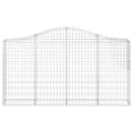 Miniatyrbillede 4 af 6: buede gabionkurve 18 stk. 200x30x100/120 cm galvaniseret jern