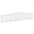 Miniatyrbillede 3 af 6: buede gabionkurve 20 stk. 400x30x60/80 cm galvaniseret jern