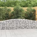 Miniatyrbillede 1 af 6: buede gabionkurve 20 stk. 400x30x60/80 cm galvaniseret jern