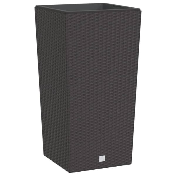 plantekrukke 21/49 l udtagelig indsats PP rattanlook brun