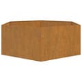 Pikkukuva 6 / 10: Kukkalaatikko ruoste 138x120x45 cm Corten teräs