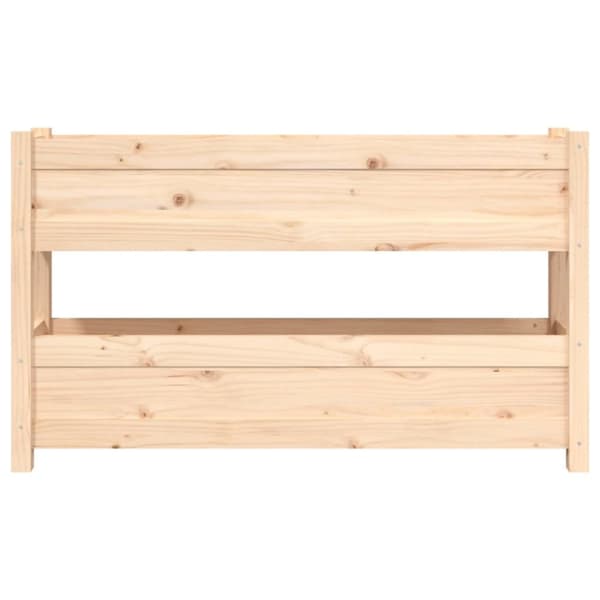plantekasse 112x25x66 cm massivt fyrretræ