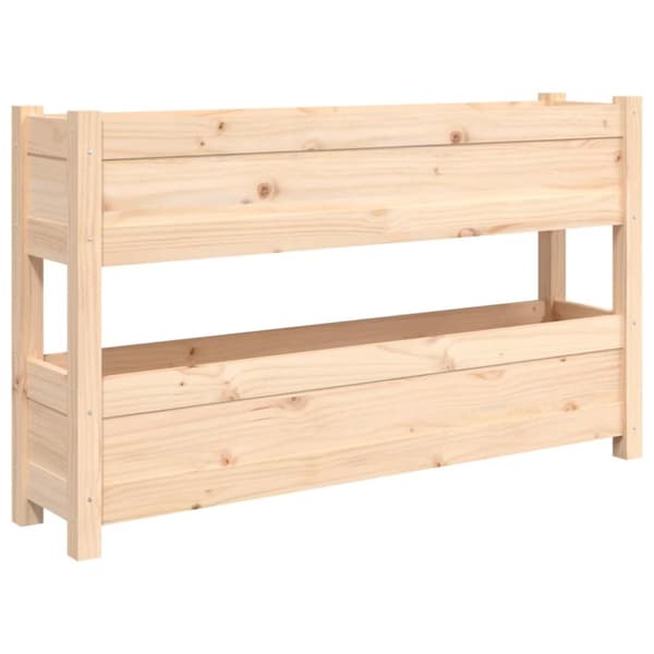 plantekasse 112x25x66 cm massivt fyrretræ
