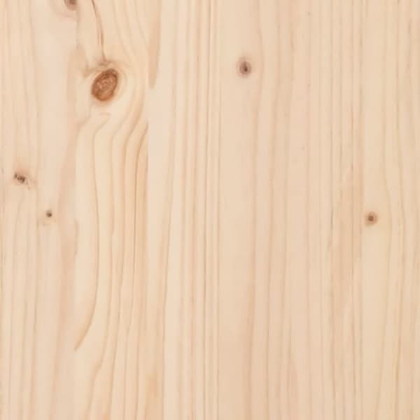 plantekasse med hylde 111,5x54x81 cm massivt fyrretræ