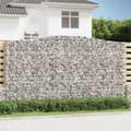 Pikkukuva 1 / 6: Kaarevat kivikorit 2 kpl 400x50x220/240 cm galvanoitu rauta