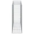Miniatyrbillede 5 af 6: buede gabionkurve 3 stk. 200x50x140/160 cm galvaniseret jern
