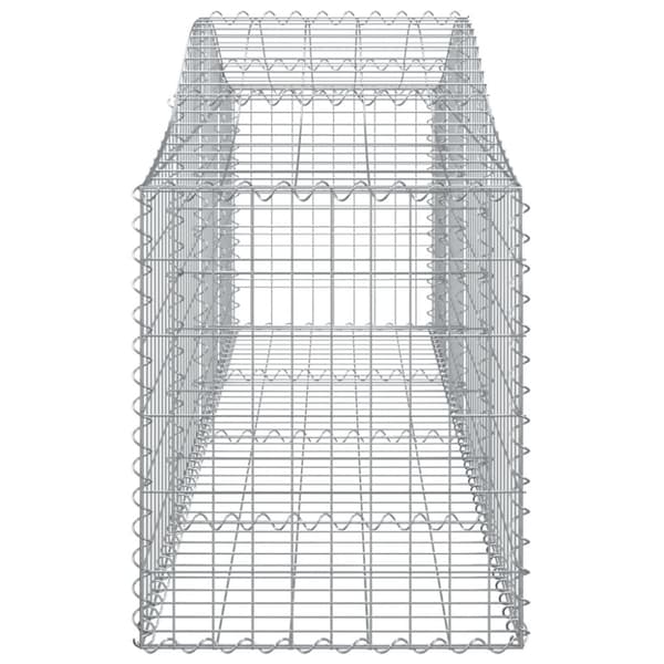 Gabioner bågformade 30 st 200x50x60/80 cm galvaniserat järn