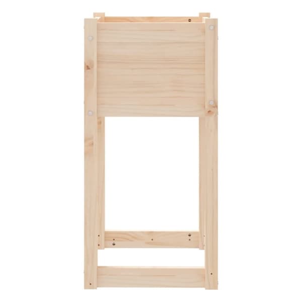 plantekasser 2 stk. 40x40x81 cm massivt fyrretræ