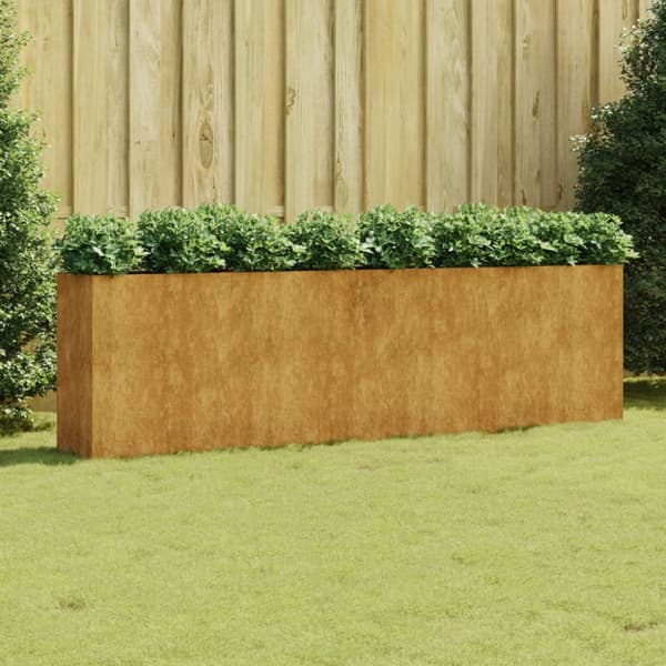 højbed 280x40x80 cm cortenstål