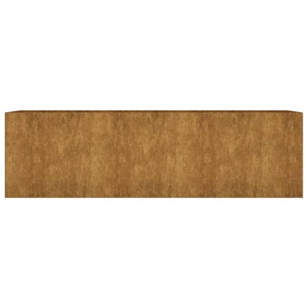 højbed 280x80x80 cm cortenstål