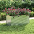Miniatyrbillede 1 af 8: højbed 160x80x77 cm galvaniseret stål sølvfarvet