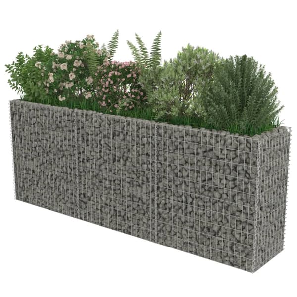 gabion-højbed 270x50x100 cm galvaniseret stål