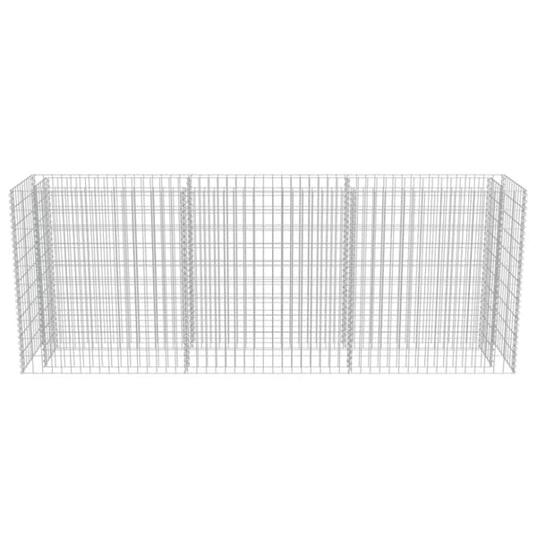gabion-højbed 270x50x100 cm galvaniseret stål