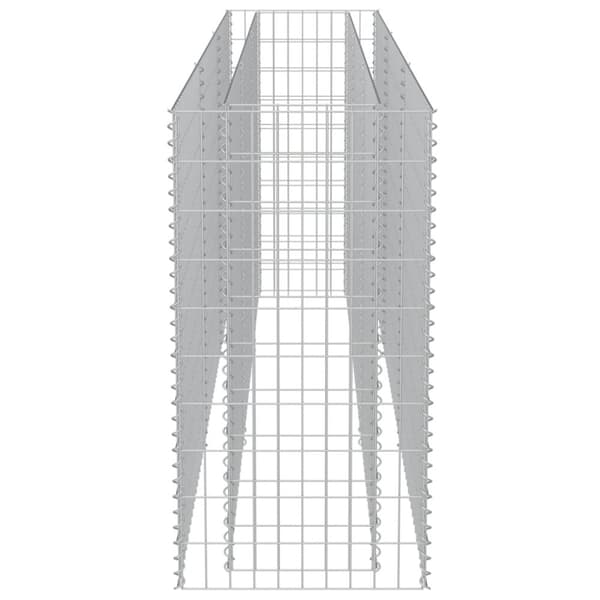 gabion-højbed 270x50x100 cm galvaniseret stål