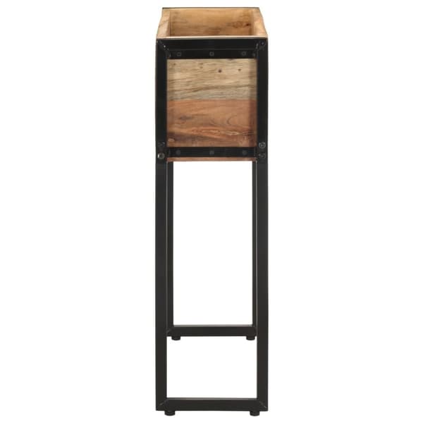 plantekasse 60x20x68 cm massivt genbrugstræ