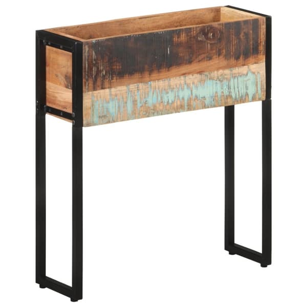 plantekasse 60x20x68 cm massivt genbrugstræ