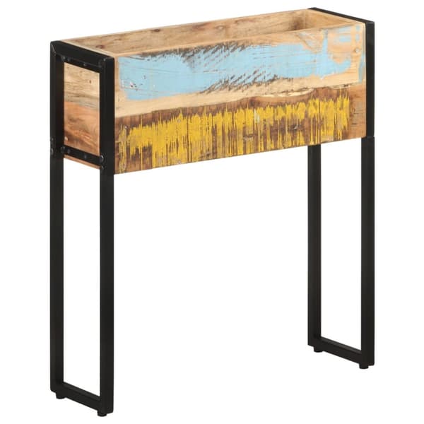 plantekasse 60x20x68 cm massivt genbrugstræ