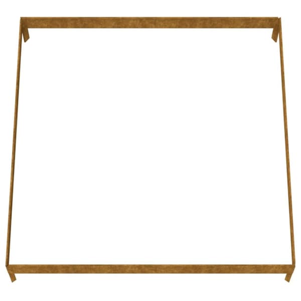 højbed 100x100x18,5 cm cortenstål