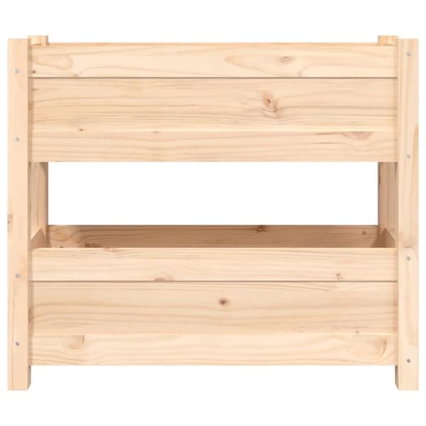 plantekasse 77x25x66 cm massivt fyrretræ
