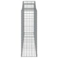 Miniatyrbillede 5 af 6: buede gabionkurve 5 stk. 300x50x140/160 cm galvaniseret jern