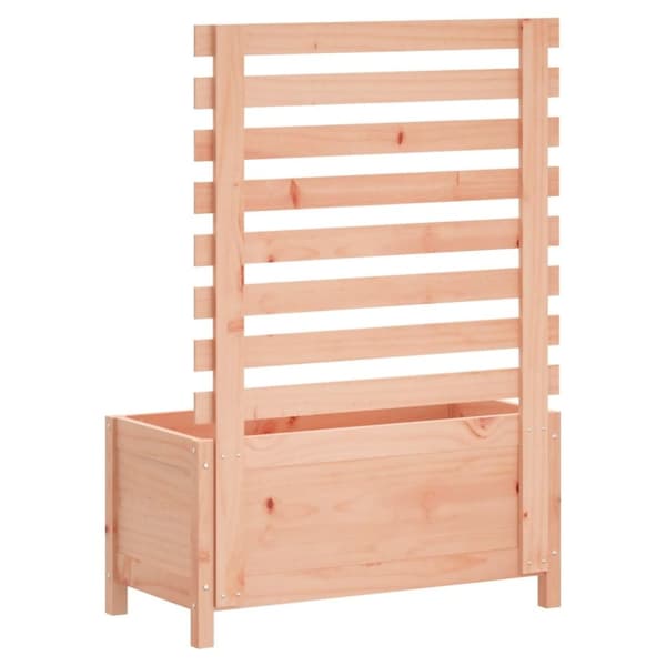 plantekasse med stativ 79x39,5x114 cm massivt douglasgran