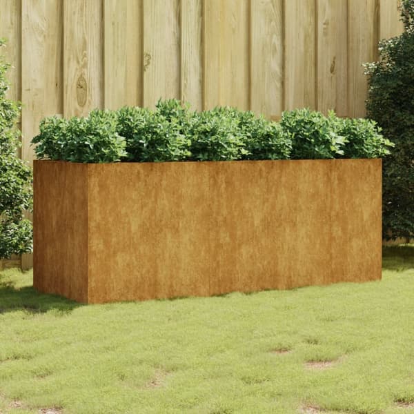 højbed 200x80x80 cm cortenstål