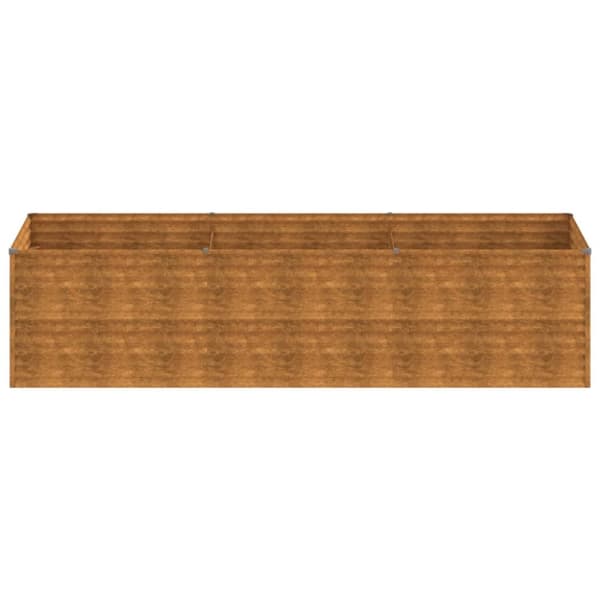 højbed 290x100x69 cm cortenstål