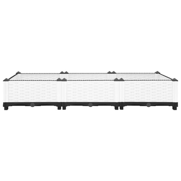højbed 120x40x23 cm polypropylen