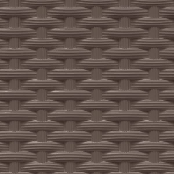plantekasser 2 stk. 30x30x37 cm polypropylen brun