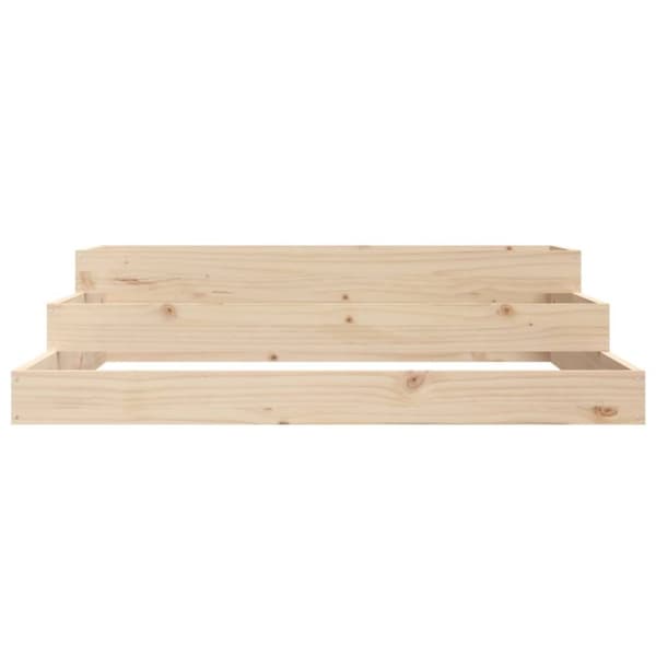 plantekasse 107x107x27 cm massivt fyrretræ