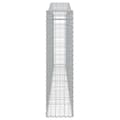 Miniatyrbillede 5 af 6: buede gabionkurve 4 stk. 400x30x120/140 cm galvaniseret jern