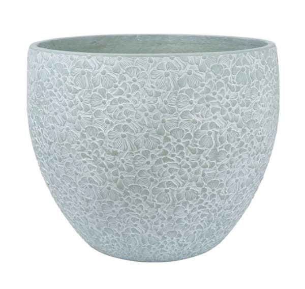 Planteholder FLORA D55xH43,5cm, sort/grå