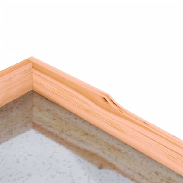 vidaXL plantebord med hylder 78x38x82,5 cm massivt grantræ brun