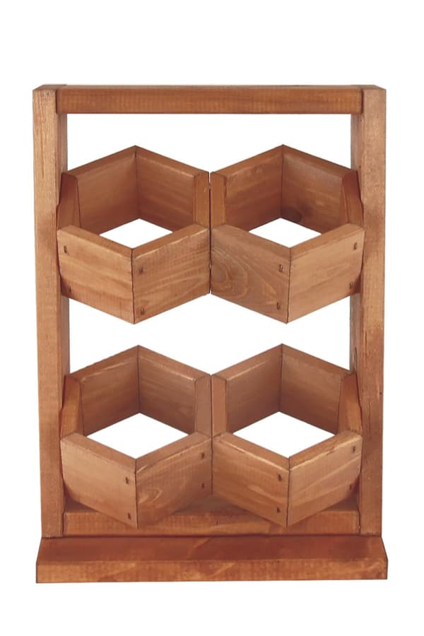 Træ vertikale plantekasser RD-8/2x2 - Elm