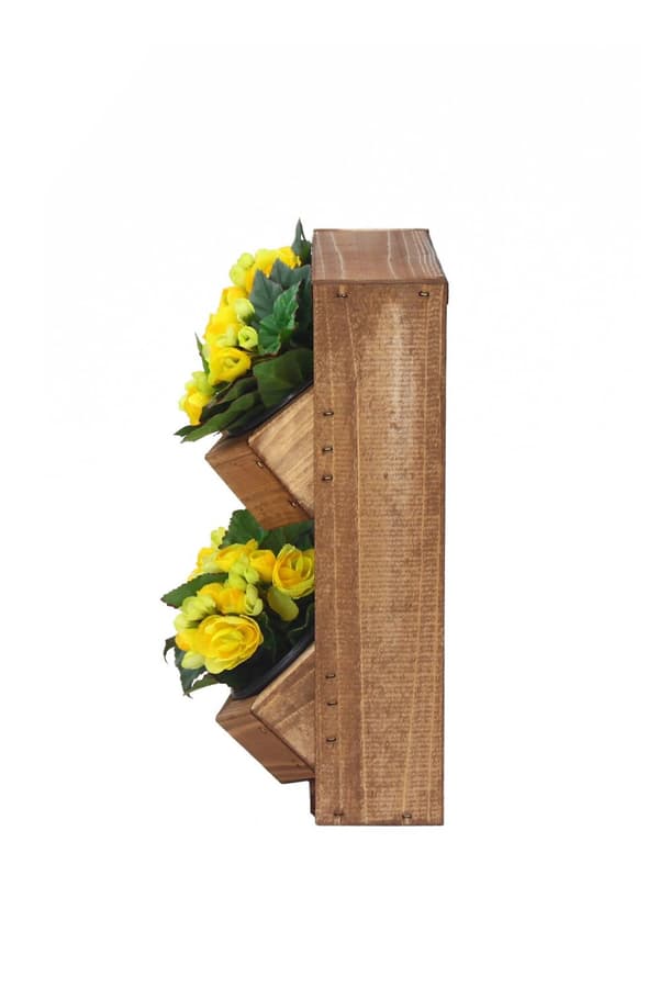 Træ vertikale plantekasser RD-8/2x2 - Elm