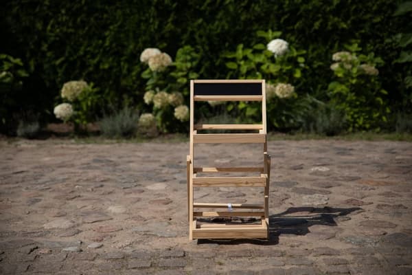Träblomsterhylla /70x39x48 cm/ Naturlig finish