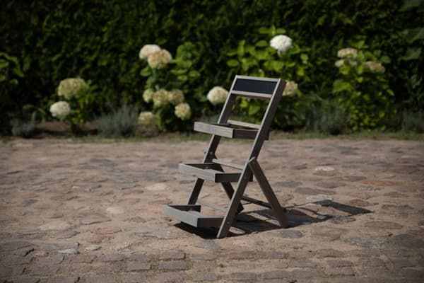 Træblomsterreol /70x39x48 cm/ Grå finish