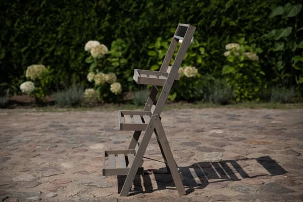 Träblomsterhylla /100x52x52 cm/ Finish Grå