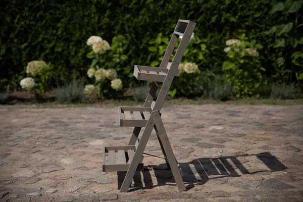 Träblomsterhylla /100x52x52 cm/ Finish Grå