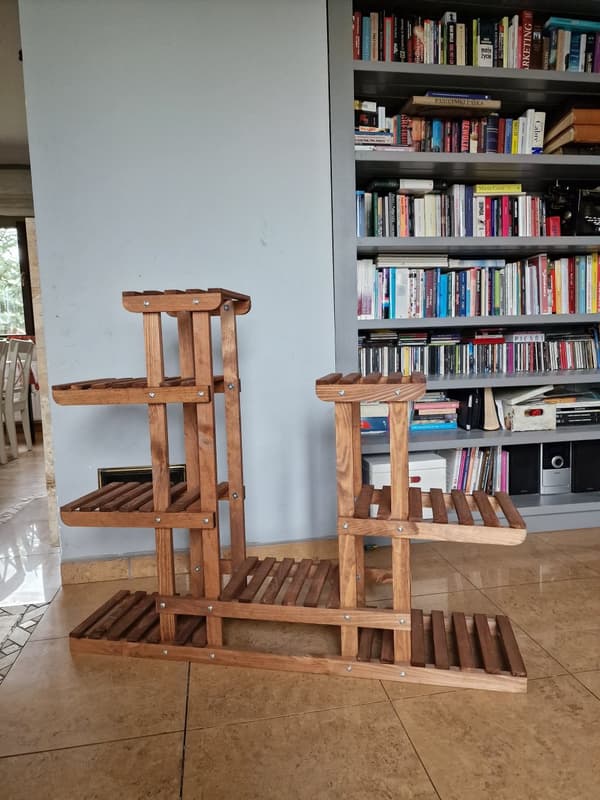 Puinen kukkaruukku kotiin RKB /95x116x25/ Ruskea