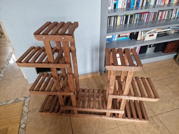 Puinen kukkaruukku kotiin RKB /95x116x25/ Ruskea