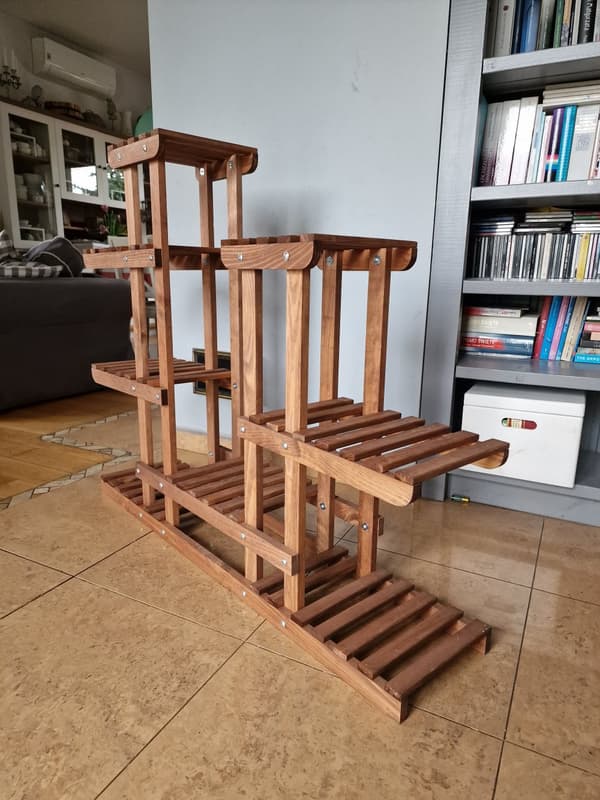 Puinen kukkaruukku kotiin RKB /95x116x25/ Ruskea