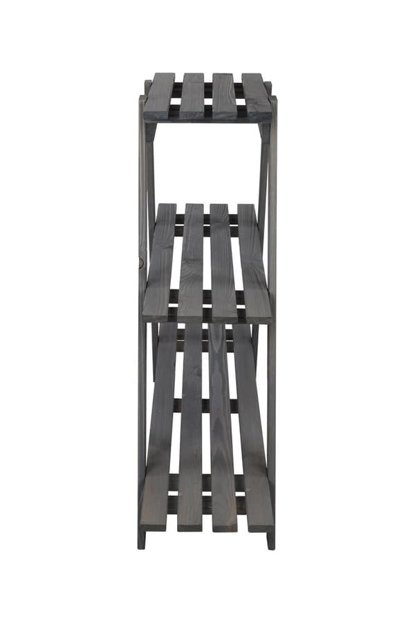 Trälåda 79x101x26 cm - RP/ 3-nivå/ Grå