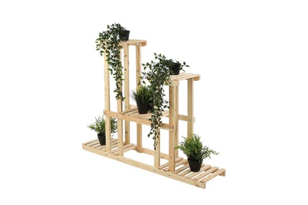 Mångnivå blomsterställning 5-hyllor RKB /95x116x25/ Naturlig