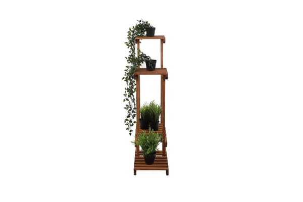 Multilevel blomsterstativ 5-hyldet RKB /95x116x25/ Brun