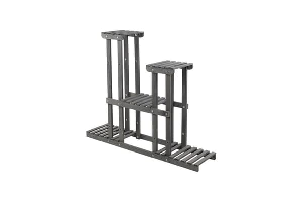 Monitasoinen kukkaruukku 5-hyllyinen RKB /95x116x25/ Harmaa