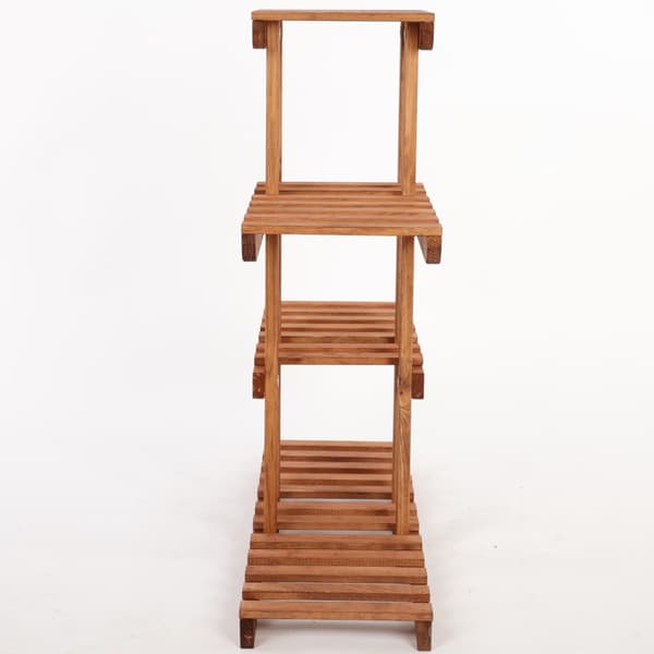 Monitasoinen kukkaruukku 5-hyllyinen RKA /82x68x25/ Ruskea