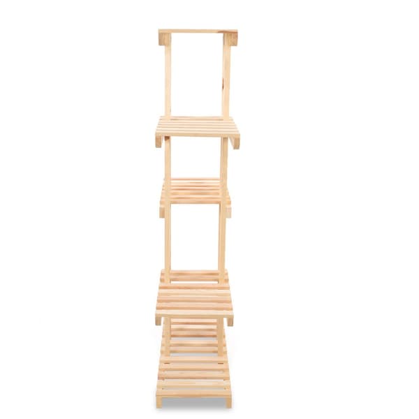 Multilevel blomsterstativ 6-hyldet RKA /117x68x25/ Naturlig
