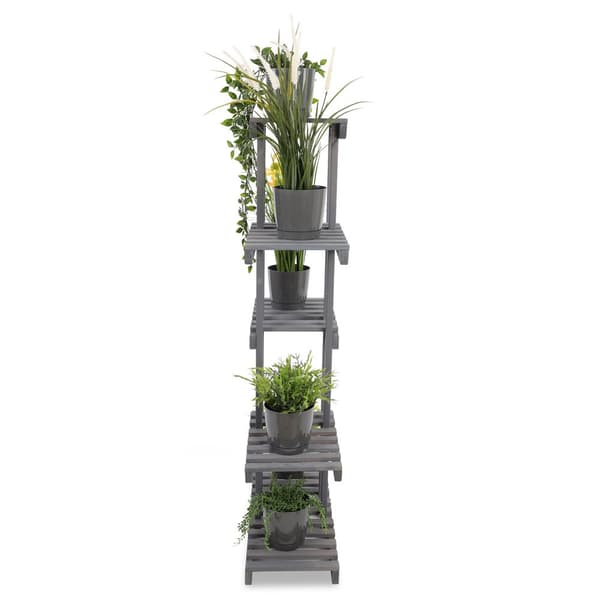 Multilevel blomsterstativ 6-hyldet RKA /117x68x25/ Grå